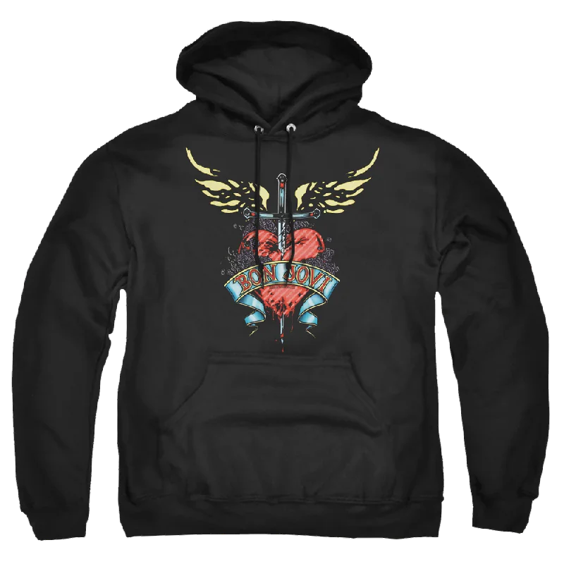 Deal Mania Bon Jovi Daggered - Pullover Hoodie