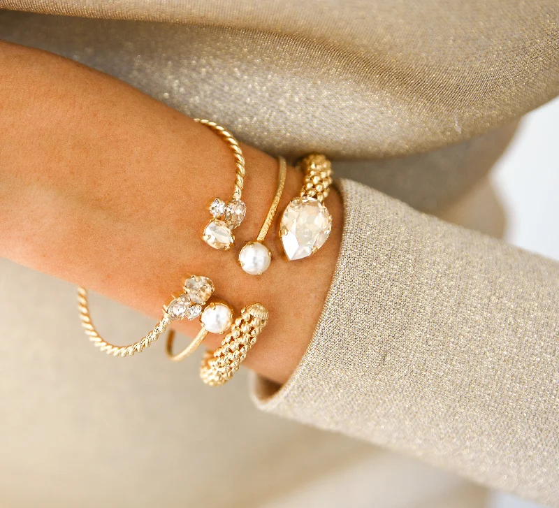 Limited Time Caroline Svedbom Alisia Bracelet Gold Golden Combo