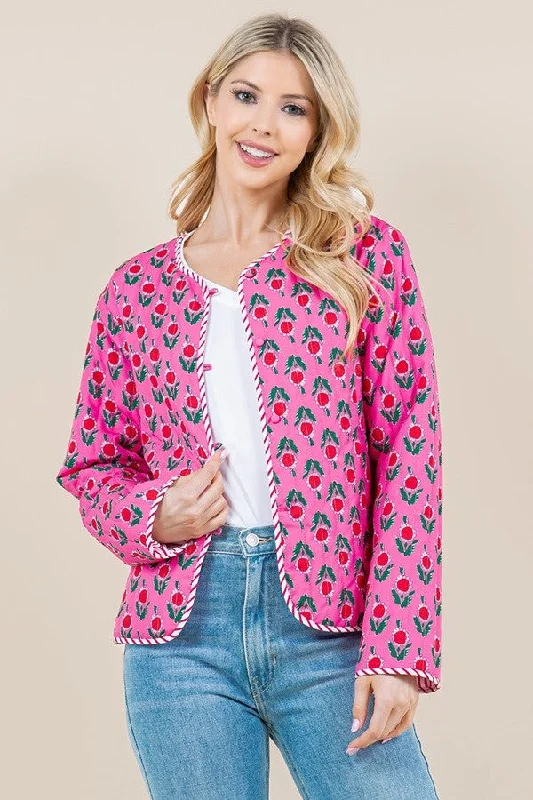 Stock Clearance Flirty Floral Jacket