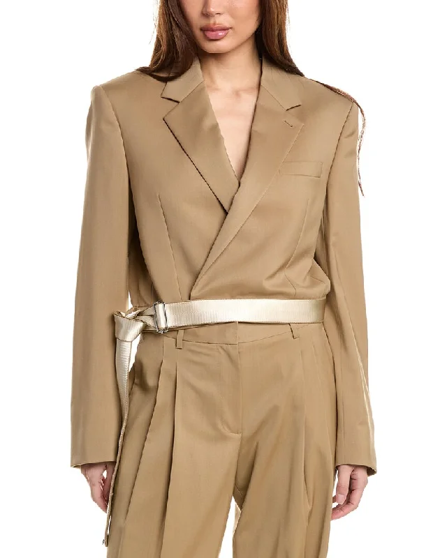 Inventory Reduction Helmut Lang Wrap Wool Blazer