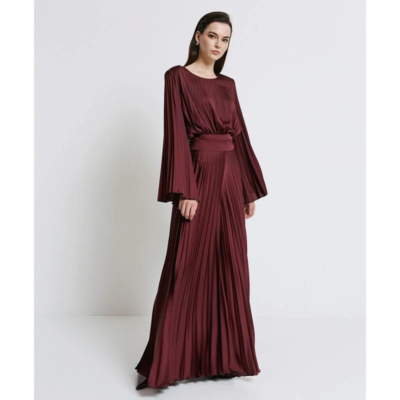 flowy dressAccess Fashion Bordeaux Pleated Pants